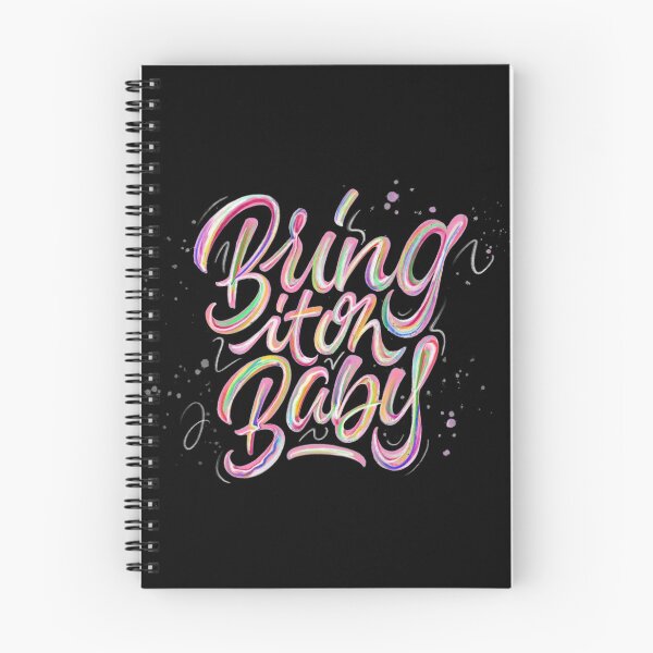 Item preview, Bring it on, Baby | Calligraphy designed and sold by OliAlbrecht.