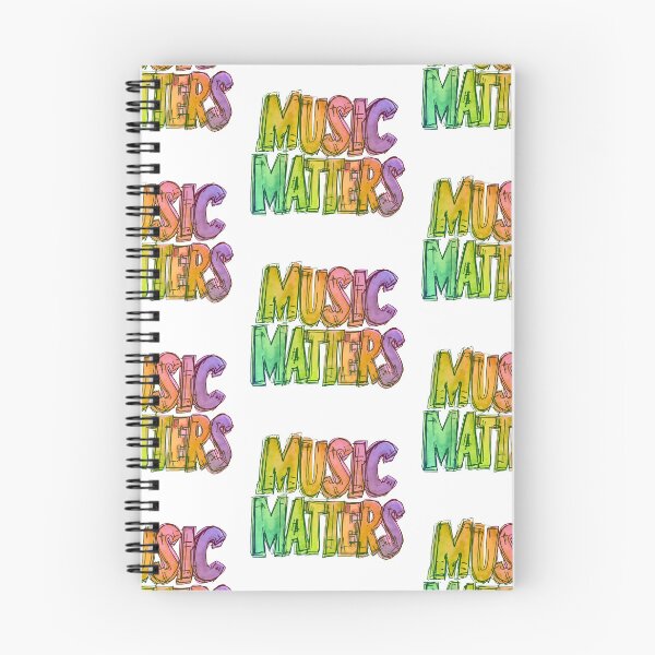 Item preview, Rainbow "MUSIC MATTERS" design designed and sold by OmStudioz .