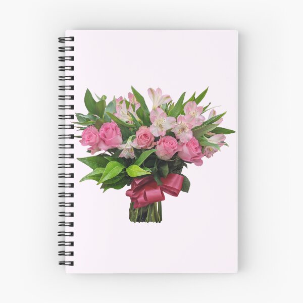 Item preview, Pink Lilies Flowers and Roses Tender Bouquet Shapes Mania designed and sold by Shapes-Mania.