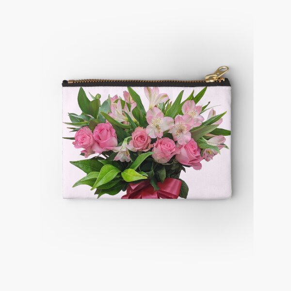 Item preview, Pink Lilies Flowers and Roses Tender Bouquet Shapes Mania designed and sold by Shapes-Mania.