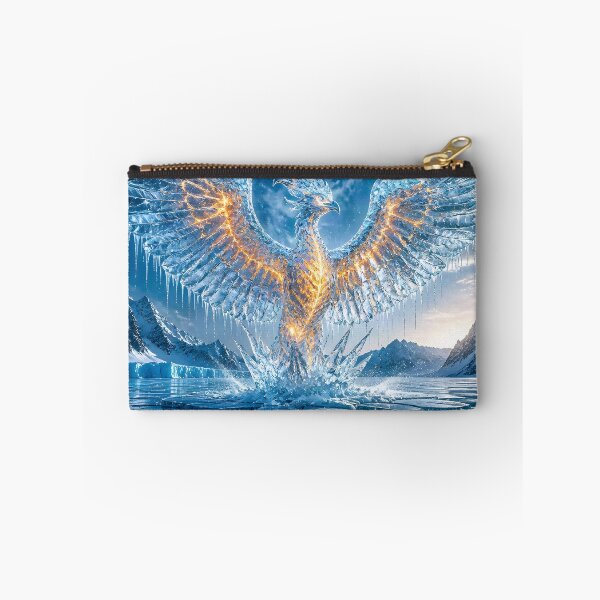 Item preview, Crystal Phoenix Rising Through Fire and Ice designed and sold by DreamyWallVibes.