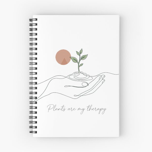 Item preview, Plants Are My Therapy Boho Line Art Healing Nature Botanical designed and sold by WorldShop17.