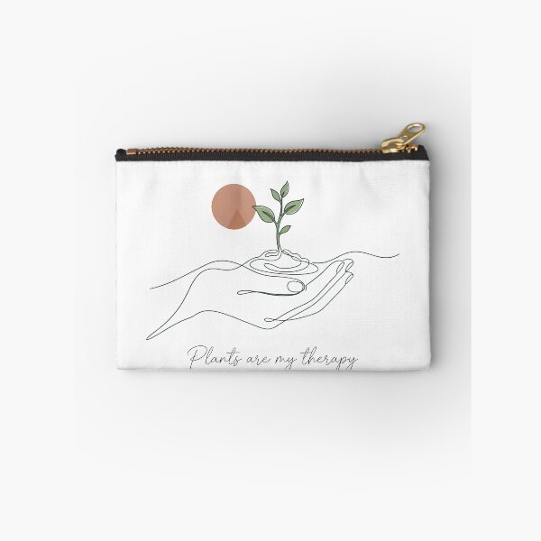 Item preview, Plants Are My Therapy Boho Line Art Healing Nature Botanical designed and sold by WorldShop17.