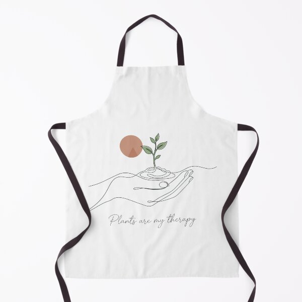 Item preview, Plants Are My Therapy Boho Line Art Healing Nature Botanical designed and sold by WorldShop17.
