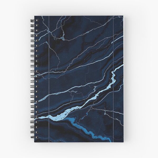 Item preview, Deep Navy Blue Vein Abstract designed and sold by IntelliMindDesigns.