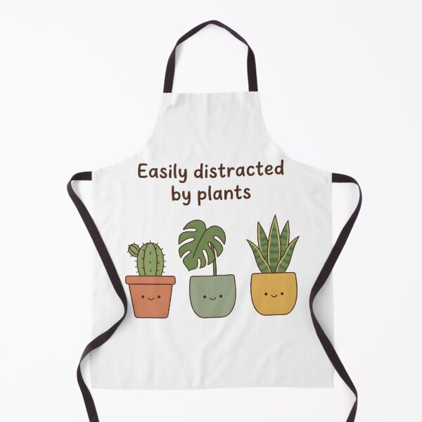 Item preview, Easily Distracted By Plants Cute Kawaii Pots Funny Botanical designed and sold by WorldShop17.