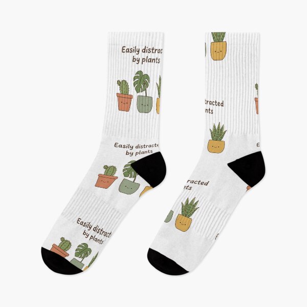 Item preview, Easily Distracted By Plants Cute Kawaii Pots Funny Botanical designed and sold by WorldShop17.