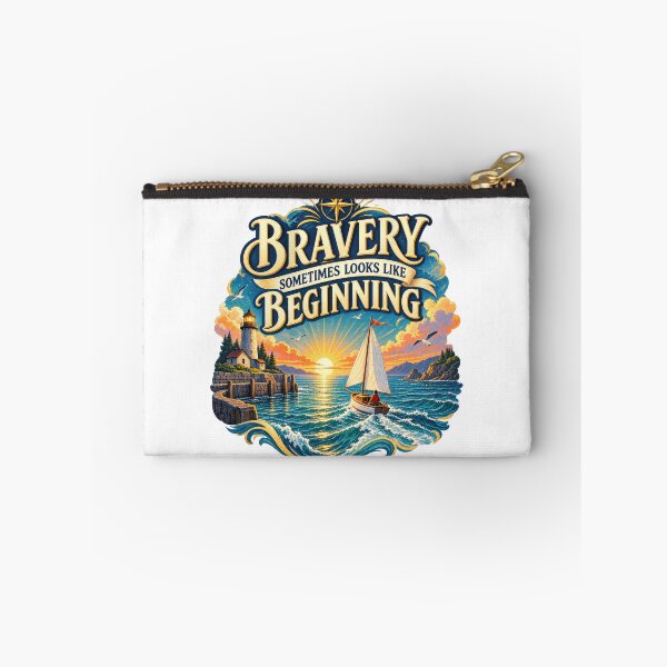 Item preview, Bravery Sometimes Looks Like Beginning designed and sold by Mosslume Studio.