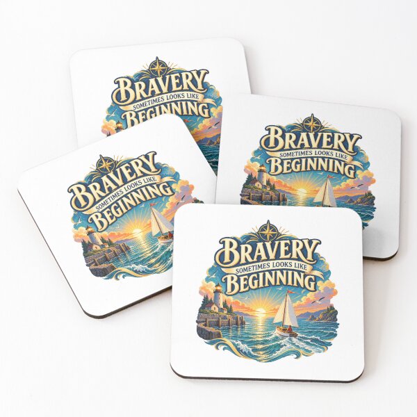 Item preview, Bravery Sometimes Looks Like Beginning designed and sold by Mosslume Studio.