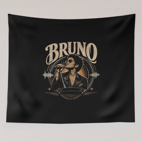 Item preview, Bruno Vintage Singer Concert Retro Music Design designed and sold by Abigaildixon92.