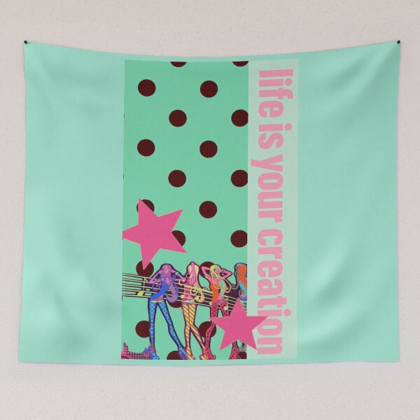 Item preview, Y2K Life Is Your Creation Collage | Retro 2000s Pop Art Aesthetic designed and sold by BrontesWhimsyStore.