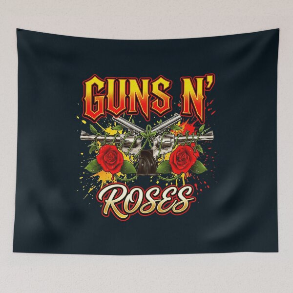 Item preview, Guns N' Roses Pistols and Red Roses Graphic designed and sold by ZiemannAlden.