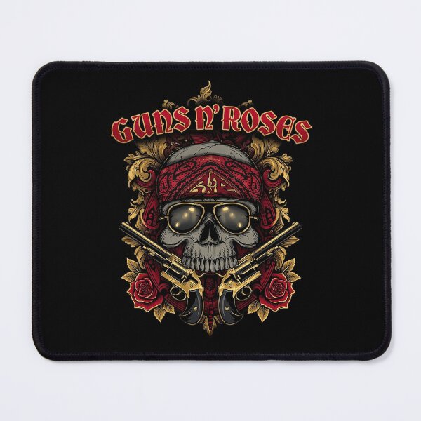 Item preview, Guns N' Roses Ornate Skull Shield Rock Design designed and sold by ZiemannAlden.