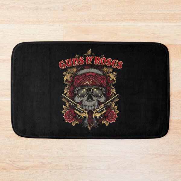 Item preview, Guns N' Roses Ornate Skull Shield Rock Design designed and sold by ZiemannAlden.