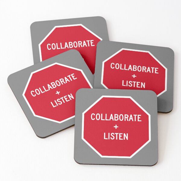 Item preview, Stop, Collaborate, and Listen designed and sold by Karate Octopus.