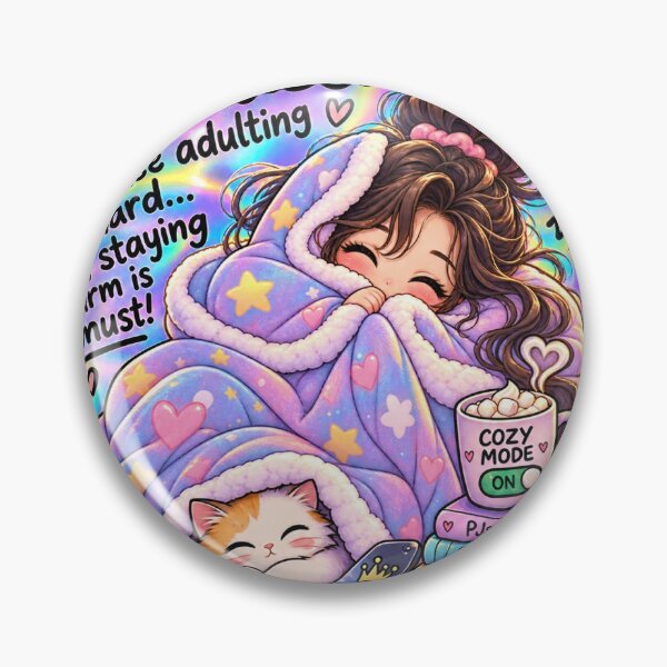 Item preview, Cozy Blanket Holographic Sticker designed and sold by AdAnd-Aura.