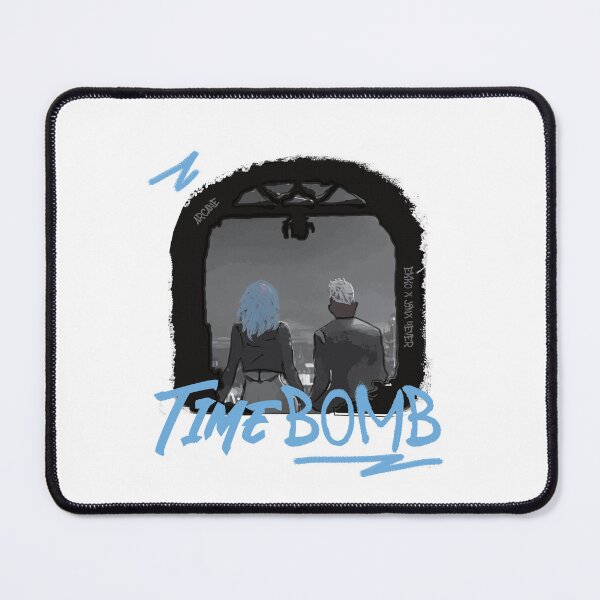 Item preview, Arcane TimeBomb | Ekko & Jinx Window Silhouette Graphic Art designed and sold by qfa Originals.
