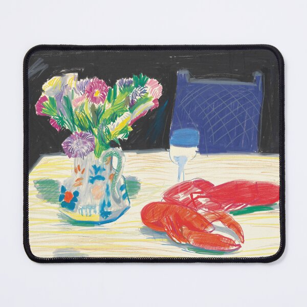 Item preview, David Hockney - Still Life with Flowers and Lobster at Odin's Restaurant designed and sold by AllenReynolds.