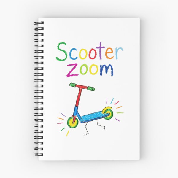 Item preview, Scooter Zoom Fun Kids Scribble Drawing Playful Art designed and sold by Zaflab.