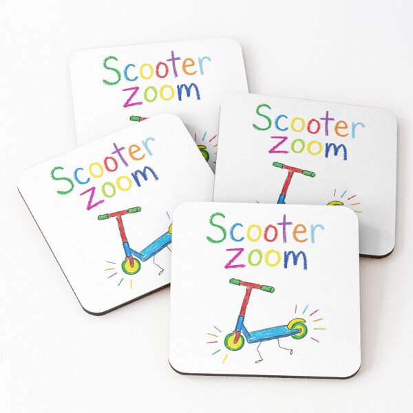 Item preview, Scooter Zoom Fun Kids Scribble Drawing Playful Art designed and sold by Zaflab.
