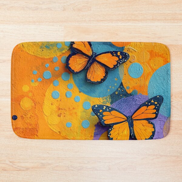 Item preview, Butterfly Dreams In Orange, Yellow, And Blue Abstract designed and sold by DEC02.