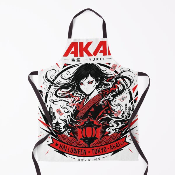 Item preview, AKAI Yurei Onryo - Japanese Ghost Streetwear Halloween Tokyo designed and sold by Tsuiho_art.