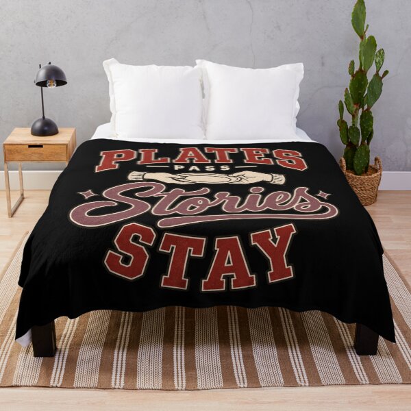 Item preview, Plates Pass Stories Stay, Thanksgiving Gathering Tee designed and sold by PhylonBoxx.
