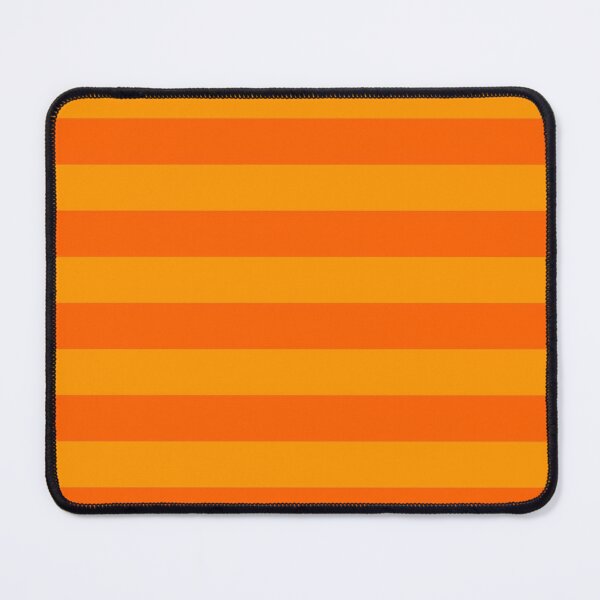Item preview, Y2K Bright Orange Stripe Pattern | Retro 2000s Citrus Horizontal Stripes designed and sold by BrontesWhimsyStore.