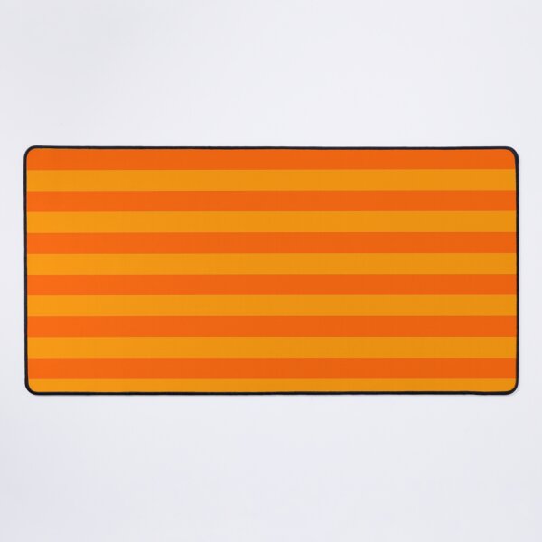 Item preview, Y2K Bright Orange Stripe Pattern | Retro 2000s Citrus Horizontal Stripes designed and sold by BrontesWhimsyStore.