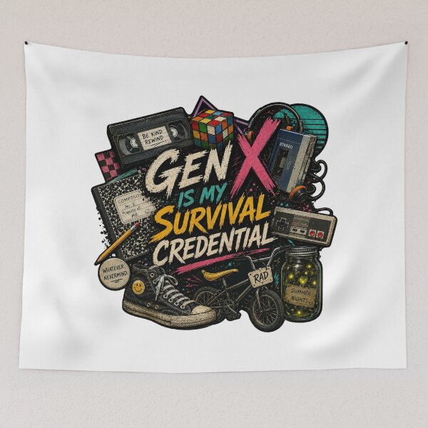 Item preview, GEN X: Raised Real, Stayed Real designed and sold by Whimspired By Paxx.