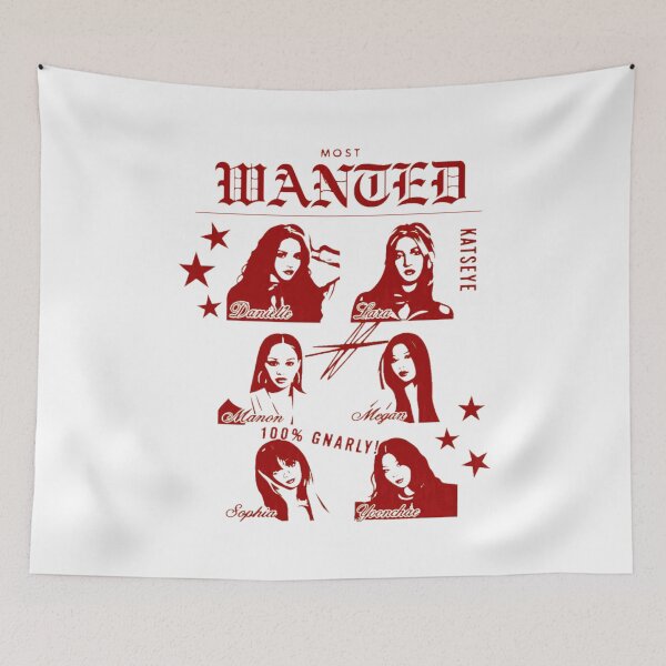 Item preview, Retro Girl Group 'Most Wanted' Graphic designed and sold by SristiBurd96.