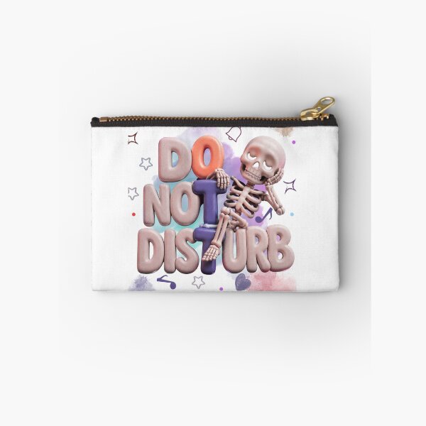 Item preview, Sleepy Skeleton Do Not Disturb – Cute Dark Night Design designed and sold by FatmaAhmed90.