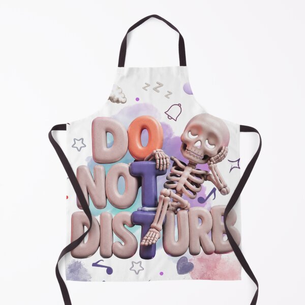 Item preview, Sleepy Skeleton Do Not Disturb – Cute Dark Night Design designed and sold by FatmaAhmed90.
