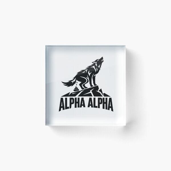 Item preview, ALPHA ALPHA witty alpha wolf designed and sold by janbo93.
