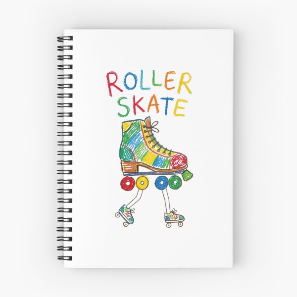 Item preview, Rainbow Crayon Roller Skate Drawing Retro Kids Graphic designed and sold by Zaflab.