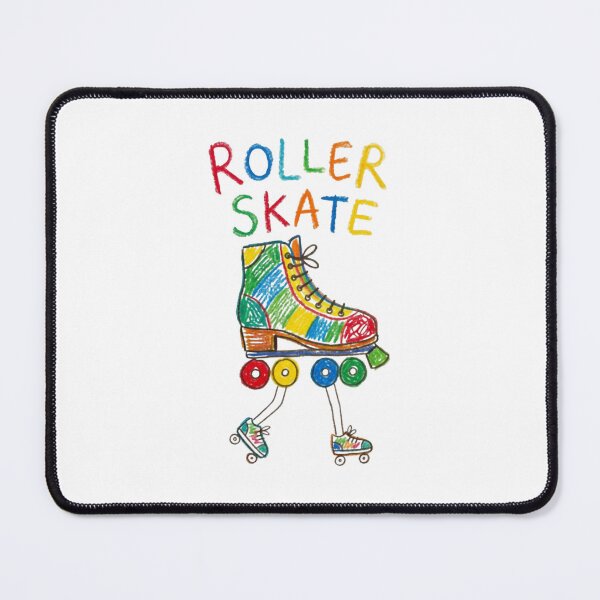 Item preview, Rainbow Crayon Roller Skate Drawing Retro Kids Graphic designed and sold by Zaflab.