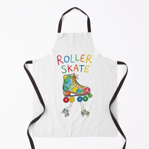 Item preview, Rainbow Crayon Roller Skate Drawing Retro Kids Graphic designed and sold by Zaflab.