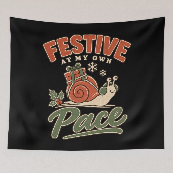 Item preview, Festive at My Own Pace, Slow Christmas designed and sold by PhylonBoxx.