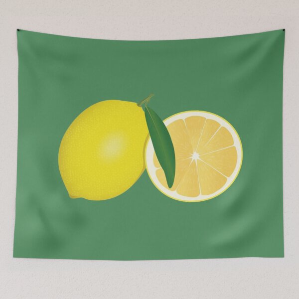 Item preview, Fresh Lemon Illustration designed and sold by Dew Drop Designs.