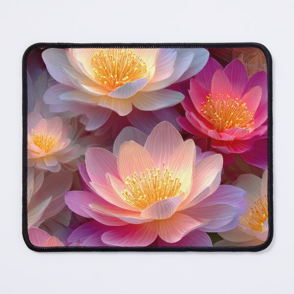 Item preview, Fantasy Water Lilies In Pink And Golden Hues designed and sold by DEC02.