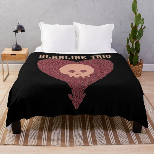 Item preview, Alkalines Trios Skull Heart Emo Punk Rock Band designed and sold by tankmaKaiArt.