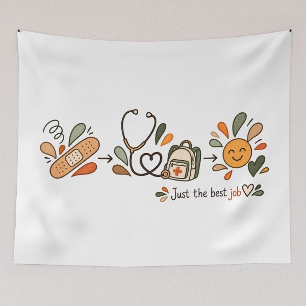 Item preview, Gift idea for school nurses – Just the Best Job designed and sold by J-Impression.
