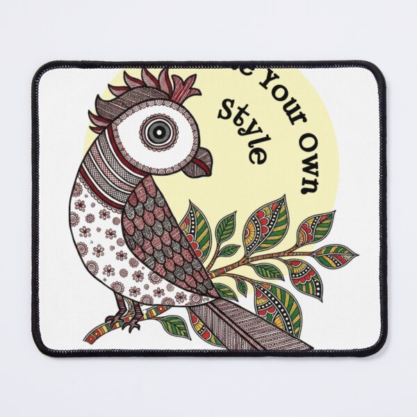 Item preview, Madhubani Parrot Design | Make Your Own Style designed and sold by Sakshiartwork.