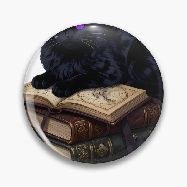 Item preview, Gothic Black Cat Arcane Tome Stack designed and sold by IllumeInk.