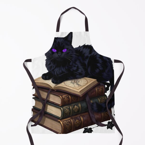 Item preview, Gothic Black Cat Arcane Tome Stack designed and sold by IllumeInk.