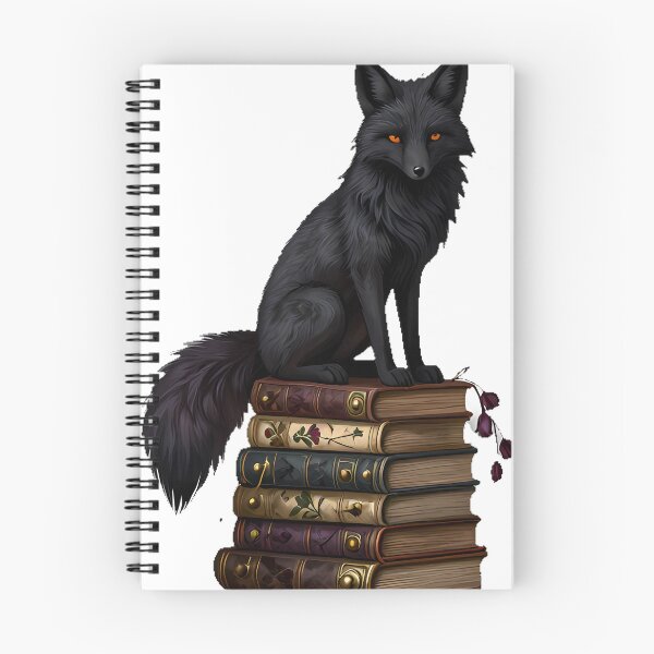 Item preview, Gothic Black Fox Herbarium Stack designed and sold by IllumeInk.