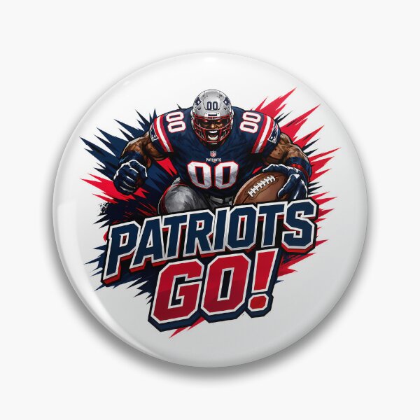 Item preview, Patriots Go! New England Patriots Football Fan #0162 designed and sold by GLUVY-THEME.