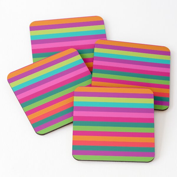 Item preview, Y2K Dreamy Rainbow Stripe Pattern | Whimsical Retro 2000s Candy Stripe Aesthetic designed and sold by BrontesWhimsyStore.