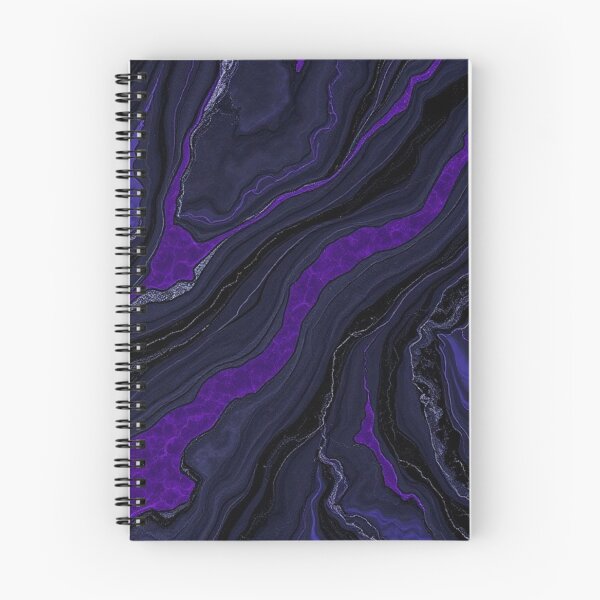 Item preview, Purple Silver Fluid Marble Abstract designed and sold by IntelliMindDesigns.