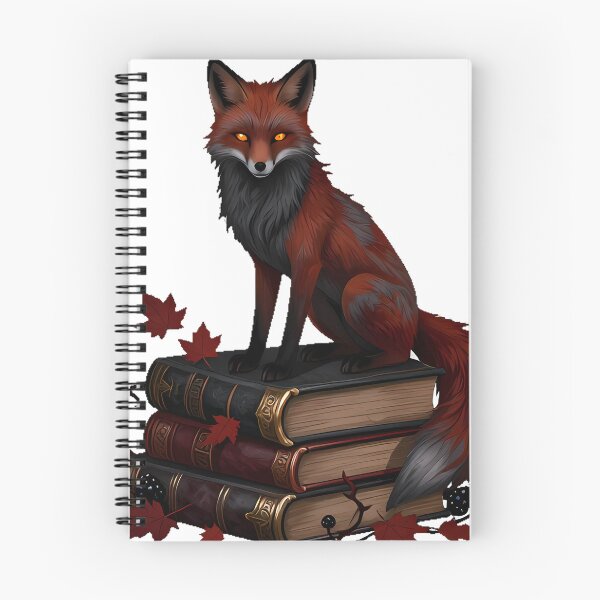 Item preview, Gothic Red Fox Shadow Folio Stack designed and sold by IllumeInk.